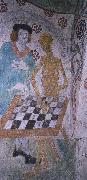 unknow artist A husband am acting chess with doden oil painting picture wholesale